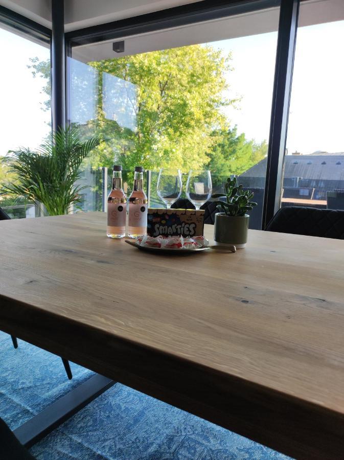 Luxurioeses Penthouse Mit Blick Auf Die Uno-City Und Dem Kaiserwasser. 3Schlafzimmer, 2 Baeder, Privat Lift Ins Apartment Viena Exterior foto